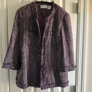 Alfred Dunner Frill Blazer- Size 18